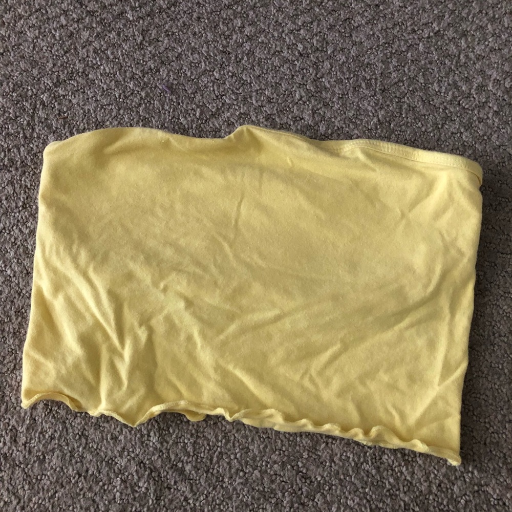 Pacsun Yellow Tube Top